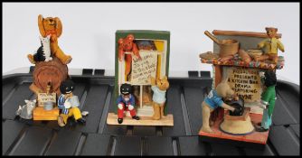 A large collection of Colour Box miniature bears designed by Peter Fagan, some signed by the