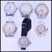 A group of vintage watches to include Limit, Timex x2, Bentins, Rotary, Timex etc. Average size