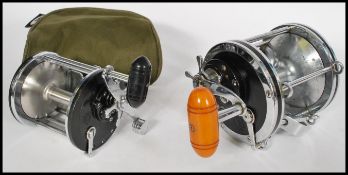 Penn Senator 9/0 big game multiplier sea fishing reel with armoured chrome end plates, single handle