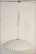 After George Nelson - Bubble Saucer Light - A contemporary ceiling wall lamp / light fixture. The