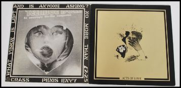 Vinyl Records - PENNY RIMBAUD - Acts Of Love ' Fifty Songs To My Other Self ' sung by Eve