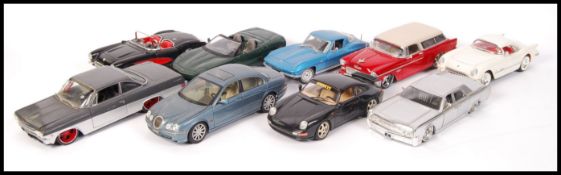 ASSORTED PRECISION DIECAST 1/18 SCALE MODEL CARS