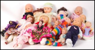 ASSORTED CONTEMPORARY CHILDREN'S VINYL BABY DOLLS