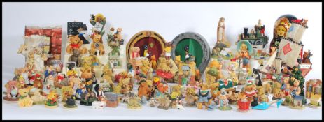 A large collection of Colour Box Miniature Teddies to include examples designed by Peter Fagan,