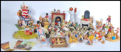 A collection of Colour Box Miniature Bears designed by Peter Fagan to include a limited edition