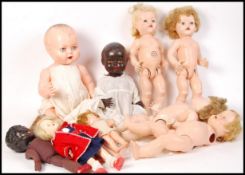 ASSORTED VINYL PLASTIC CHILDREN'S DOLLS