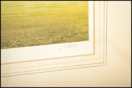 A signed print of a local interest watercolour of Bristol's Clifton College by K. S. Todd, framed