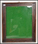 A 19th century Victorian village hall / church ecclesiastical notice board display case having a