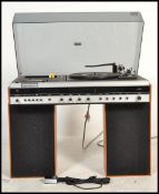 A 20th century Ferguson retro Studio 6 record player /  hi-fi system in a teak finish with