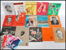 A large quantity of vintage local interest theatre and cinema programmes having some signed examples