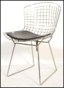Harry Bertoia - Knoll - Model 420 - A believed original retro vintage wire dining chair finished