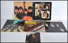 Vinyl Records - The Beatles - A collection of vinyl long play LP vinyl records by The Beatles to