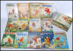 A quantity of vintage 20th century Rupert The Bear annuals including the scarce 1941 example (AF).