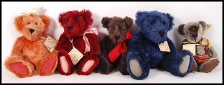 COLLECTION OF STUFFED ARTIST TEDDY BEAR BY ' BOTAIL BEARS '