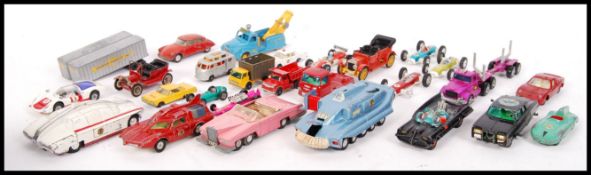 ASSORTED DIECAST SCALE MODEL VEHICLES BY CORGI , DINKY AND MORE