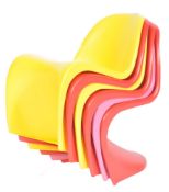 AFTER VERNER PANTON A CONTEMPORARY SET OF KIDS ' S ' CHAIRS