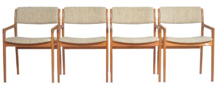 RETRO VINTAGE SCANDINAVIAN TEAK WOOD DINING CHAIRS