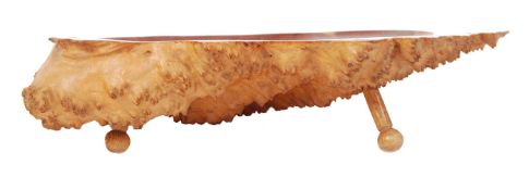 YORK GUM BURL WOOD WINGED BOWL BY TRH WOODSTUDIO