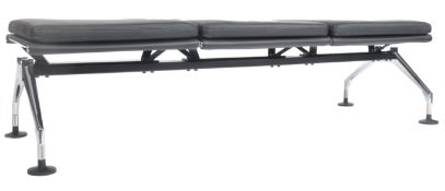 AFTER CHARLES & RAY EAMES A CONTEMPORARY 3 SEATER BENCH