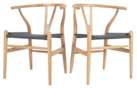 AFTER HANS WEGNER A CONTEMPORARY CH24 WISHBBONE CHAIR