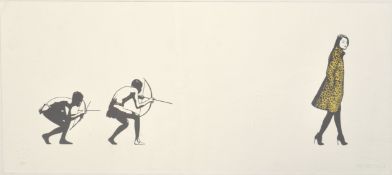 THE HUNT GRAFFITI ART PRINT BY TRUST ICON