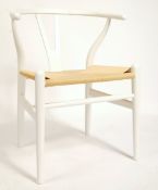 AFTER HANS WEGNER A RETRO CONTEMPORARY CH24 WISHBBONE CHAIR