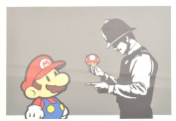 STOP AND SEARCH GRAFFITI ART PRINT BY TRUST ICON