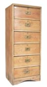 INDUSTRIAL 20TH BRITISH RAILWAYS OFFICE PEDESTAL CABINET PLAN CHEST