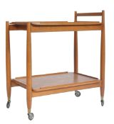 RETRO VINTAGE TEAK WOOD COCKTAIL TROLLEY BY WHITE & NEWTON