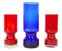 RETRO STUDIO ART GLASS VASES MADE BY ALSTERFORS