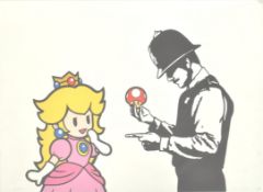 STOP AND SEARCH GRAFFITI ART PRINT BY TRUST ICON