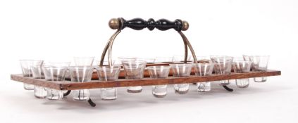 ECCLESIASTICAL VINTAGE OAK COMMUNION TRAY
