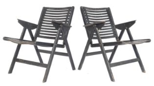 REX CHAIRS 1953 RETRO SCANDINAVIAN FOLDING CHAIRS BY NIKO KRALJ