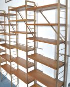 RETRO VINTAGE LADDERAX SHELVING UNIT MADE BY STAPLES