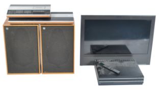 B&O BANG & OLFUSEN SOUND SYSTEM AND FLAT SCREEN TV