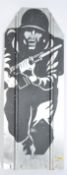 MINISTRY OF DEFENCE RETRO ALUMINIUM GUN RANGE SHOOTING TARGET