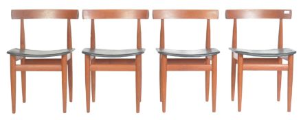 DANISH RETRO SET OF DINING CHAIRS BY FREM ROJLE FOR HANS OLSEN