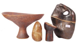 SYLVIA MORRIS ( BRITISH 20TH CENTURY ) COLLECTION OF STUDIO ART POTTERY