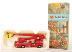 VINTAGE CORGI TOYS DIECAST MODEL SIMON SNORKEL FIRE ENGINE