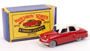 VINTAGE MATCHBOX MOKO LESNEY BOXED DIECAST MODEL