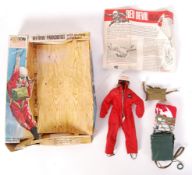 VINTAGE PALITOY ACTION MAN BOXED OUTFIT ' RED DEVIL ' PARACHUTIST