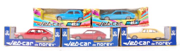 ASSORTED NOREV JET-CAR 1:43 SCALE DIECAST MODEL CARS