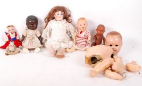 COLLECTION OF VINTAGE & ANTIQUE DOLLS - ARMAND MARSEILLE ETC