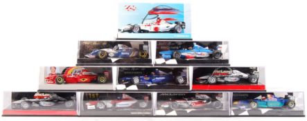 MINICHAMPS 1:43 SCALE DIECAST MODEL FORMULA 1 RACING CARS