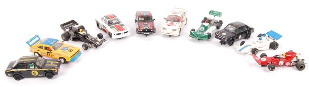 ASSORTED VINTAGE SCALEXTRIC 1:32 SCALE SLOT RACING CARS