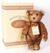 STEIFF BRITISH COLLECTOR'S BEAR ' TEDDY BEAR 35 ' BROWN TIPPED