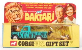 CORGI TOYS GIFT SET 7 ' DAKTARI ' DIECAST MODEL SET
