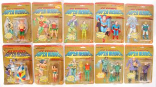 COLLECTION OF TOY BIZ ' DC COMICS SUPER HEROES ' CARDED ACTION FIGURES