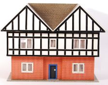 VINTAGE TRIANG STYLE MOCK TUDOR DOLLS HOUSE WITH CONTENTS