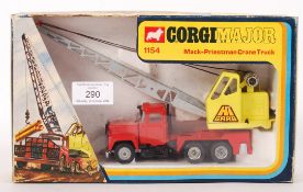 CORGI MAJOR TOYS DIECAST MODEL MACK-PRIESTMAN CRANE TRUCK